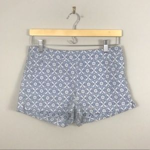 ⭐️Abercrombie and Fitch Blue white floral shorts